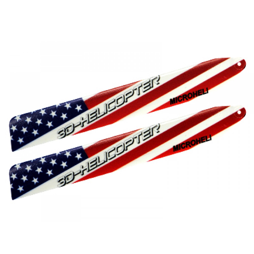 Plastic USA Flag Main Blade 135mm - BLADE 130X