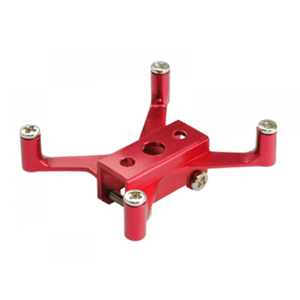 Aluminum Tail Servo Mount (RED) - BLADE 130X RED BULL