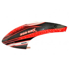 Airbrush Fiberglass Honeycomb Canopy - BLADE 200 SRX