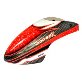 Airbrush Fiberglass Honeycomb Canopy - BLADE 200 SRX Airbrush Fiberglass Honeycomb Canopy - BLADE 200 SRX