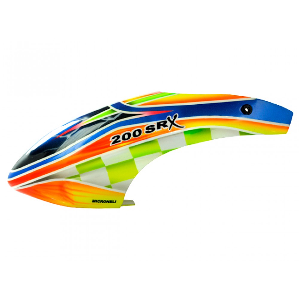 Airbrush Fiberglass X-Pro Canopy - BLADE 200 SRX Airbrush Fiberglass X-Pro Canopy - BLADE 200 SRX