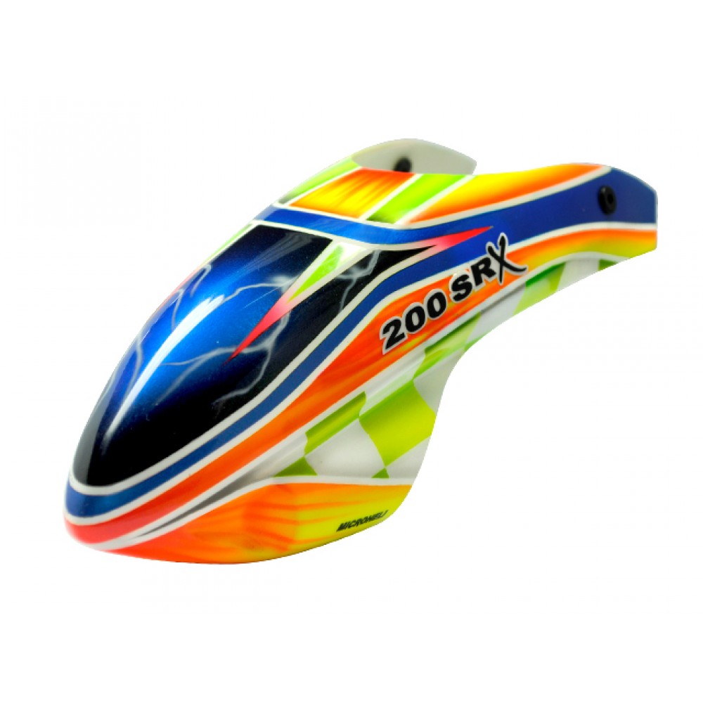 Airbrush Fiberglass XPro Canopy BLADE 200 SRX