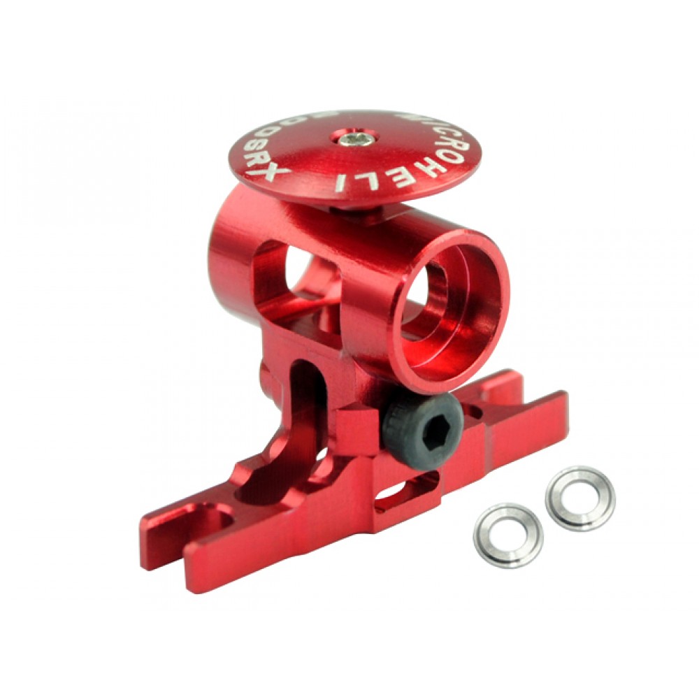 Precision CNC AL Main Rotor Hub w/ Button (RED) - BLADE 200 SRX/ 200 S