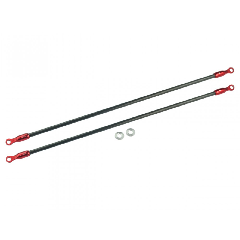 2mm Carbon Tail Boom Support set (RED) - BLADE 200 SRX 2mm Carbon Tail Boom Support set (RED) - BLADE 200 SRX