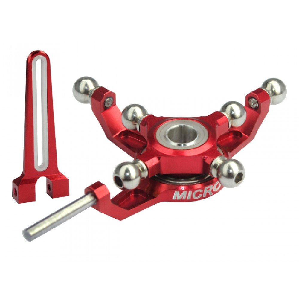 Aluminum Swashplate w/ Anti-Rotation Guide (RED) - BLADE 200 SRX Aluminum Swashplate w/ Anti-Rotation Guide (RED) - BLADE 200 SRX