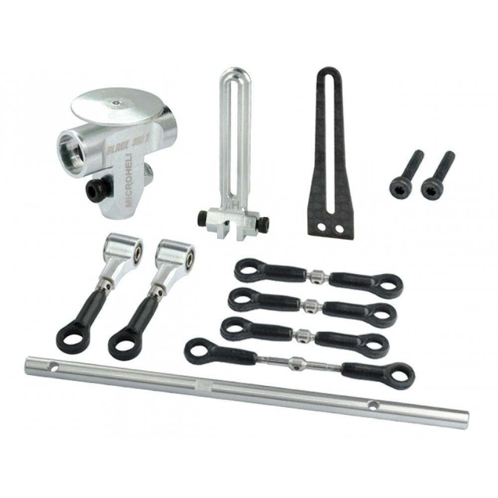 Precision CNC Aluminum DFC Head (Short) set - BLADE 300X Precision CNC Aluminum DFC Head (Short) set - BLADE 300X