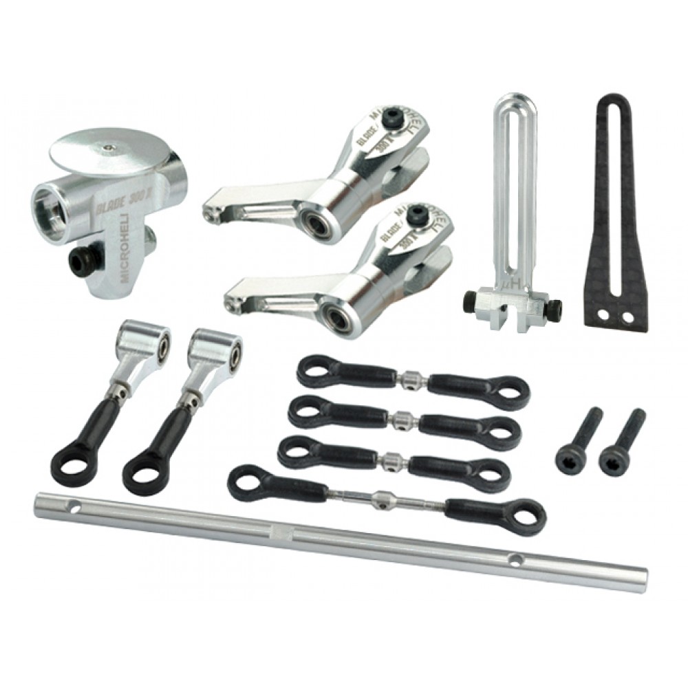 Precision CNC Aluminum DFC Head (Short) combo - BLADE 300X Precision CNC Aluminum DFC Head (Short) combo - BLADE 300X