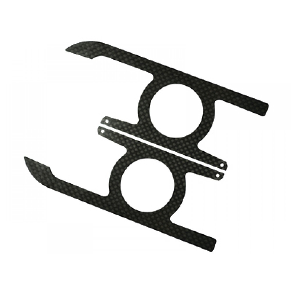 Carbon Fiber Landing Skids O Style (for MH Landing Gear O Style) Carbon Fiber Landing Skids O Style (for MH Landing Gear O Style)