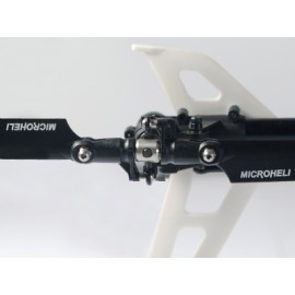 Plastic Tail Blade 47mm (BLACK) - BLADE 300X