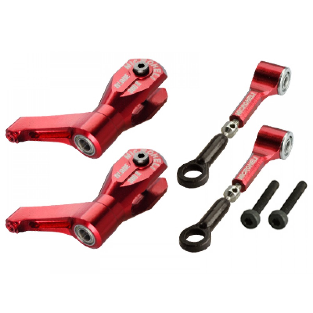Precision CNC Aluminum DFC Head set (RED) - BLADE 300X Precision CNC Aluminum DFC Head set (RED) - BLADE 300X