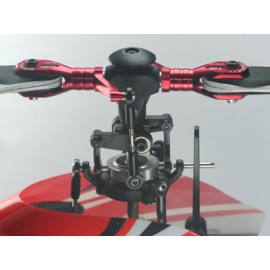 Aluminum Main Blade Grip w/ Thrust Bearing (GOLD) - BLADE 300X