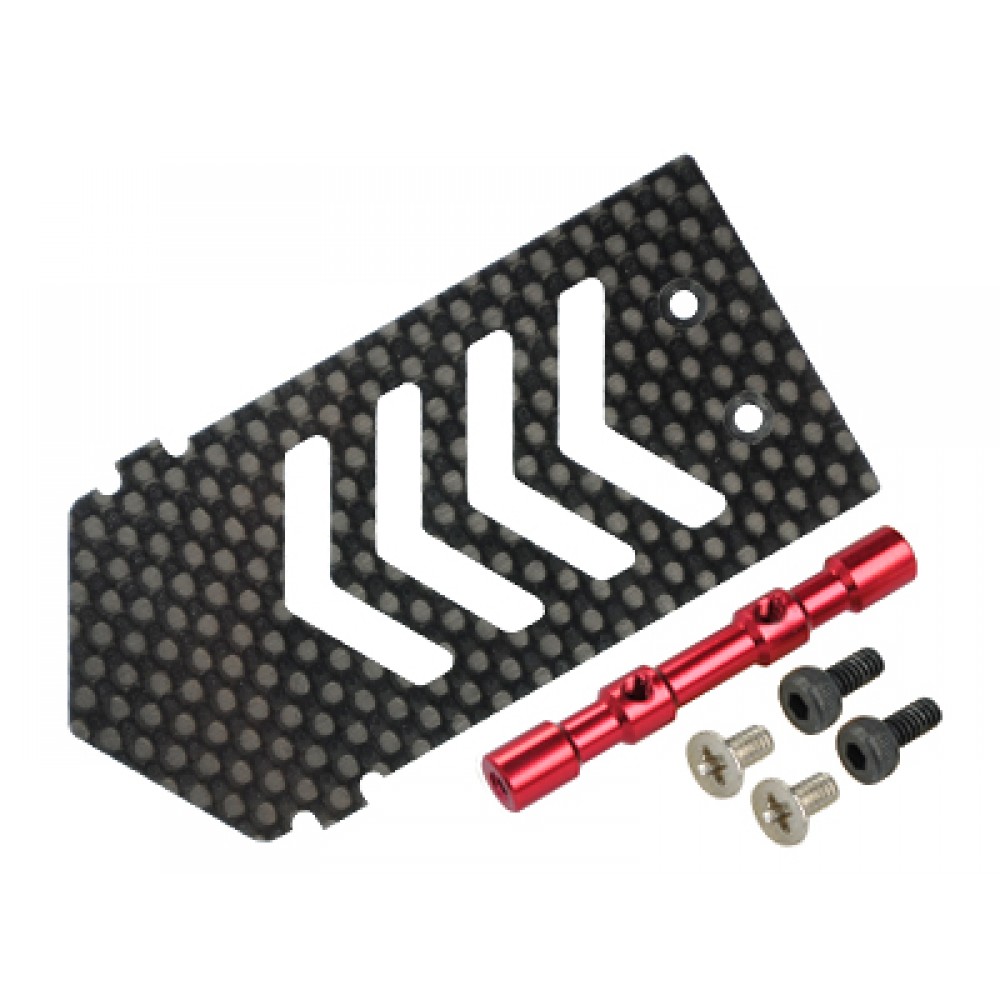 Aluminum/Carbon Fiber ESC Mount w/ Tray Support (R) - BLADE 300X