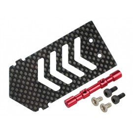 Aluminum/Carbon Fiber ESC Mount w/ Tray Support (R) - BLADE 300X