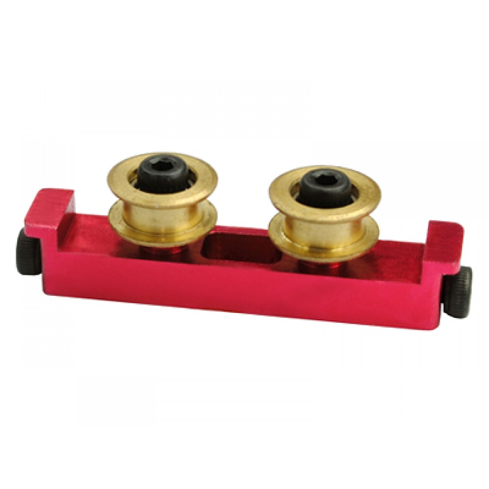 Precision CNC Aluminum Pulley Support (RED) (for MH-300X105) Precision CNC Aluminum Pulley Support (RED) (for MH-300X105)