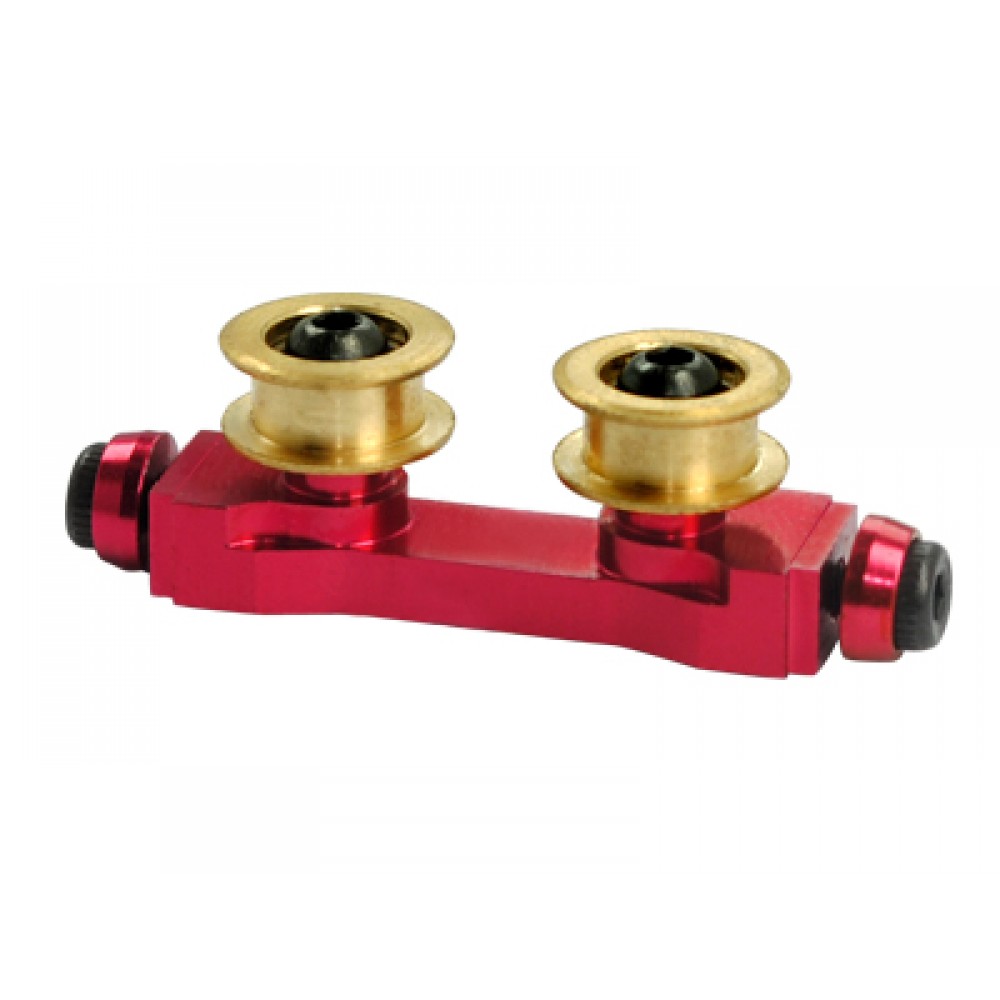 Aluminum/Brass Tail Belt Guide (RED) - BLADE 300X Aluminum/Brass Tail Belt Guide (RED) - BLADE 300X