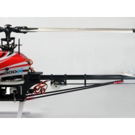 Aluminum/Carbon Tail Boom Support set (RED) - BLADE 300X Aluminum/Carbon Tail Boom Support set (RED) - BLADE 300X