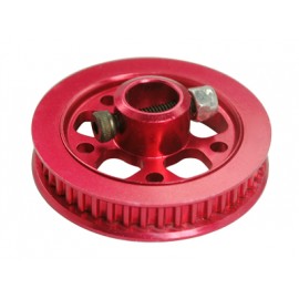 CNC Aluminum Tail Drive Pulley (RED) - BLADE 300X