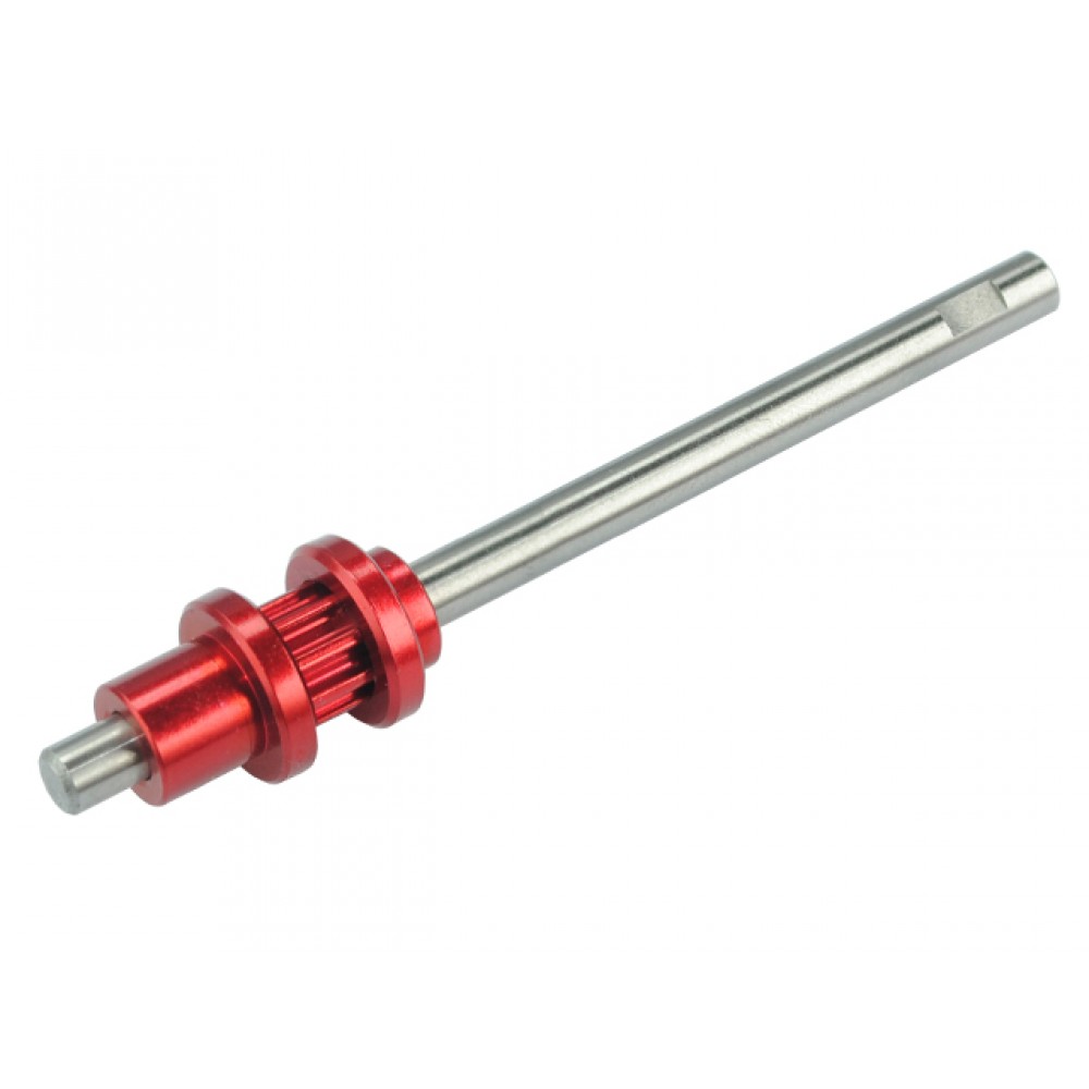 Precision CNC Hardened Steel Pulley (RED) - BLADE 300X