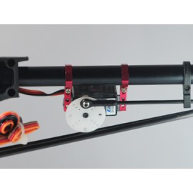 Aluminum Tail Servo Mount (RED) - BLADE 300X Aluminum Tail Servo Mount (RED) - BLADE 300X