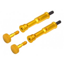Aluminum Deluxe Canopy Mount set (GOLD) - BLADE 300X