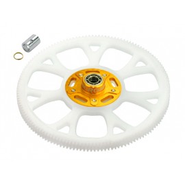CNC Delrin Main Gear w/ Auto-Rotation Hub set (GOLD) - BLADE 300X