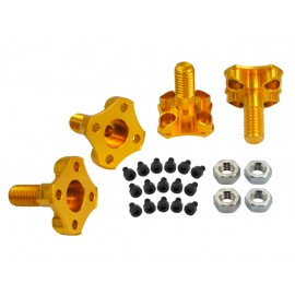 Precision CNC AL Prop Adapter set (GOLD) - BLADE 350 QX