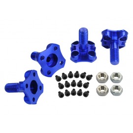 Precision CNC AL Prop Adapter set (BLUE/PURPLE) - BLADE 350 QX