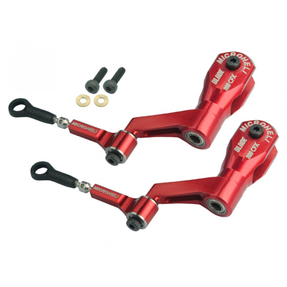 Precision CNC Aluminum DFC Head set (RED) - BLADE 300 CFX Precision CNC Aluminum DFC Head set (RED) - BLADE 300 CFX