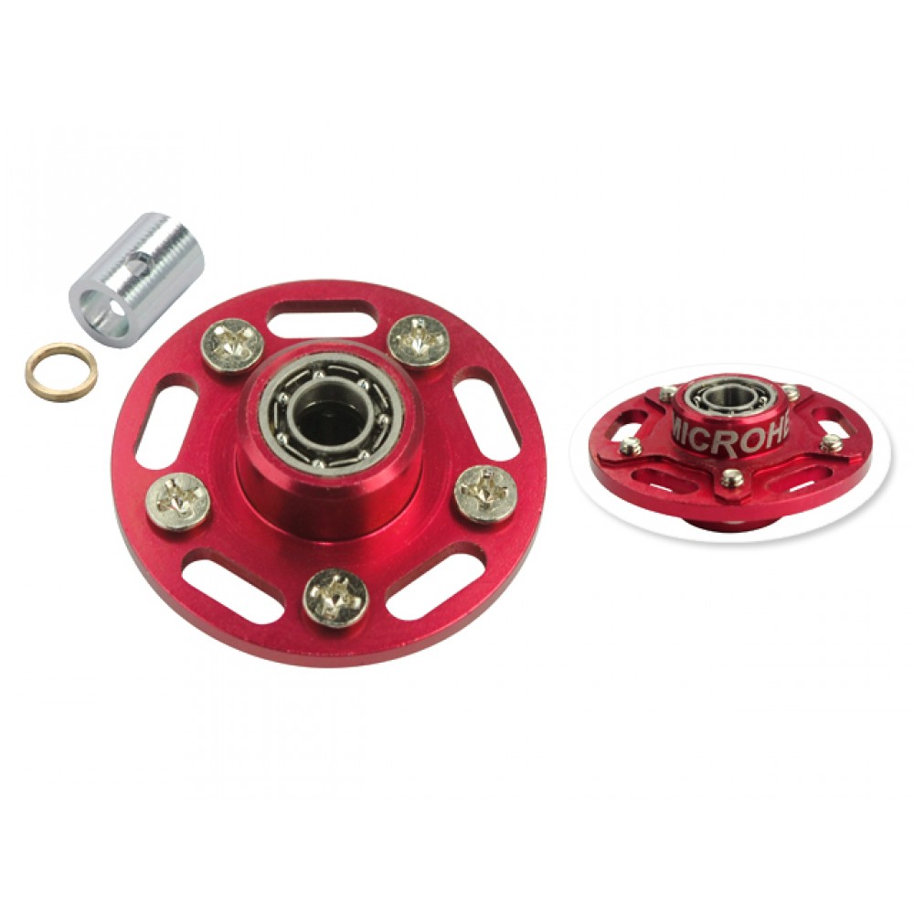 Aluminum Main Gear Hub (RED) (for MH Main Gear BLADE 300 CFX)