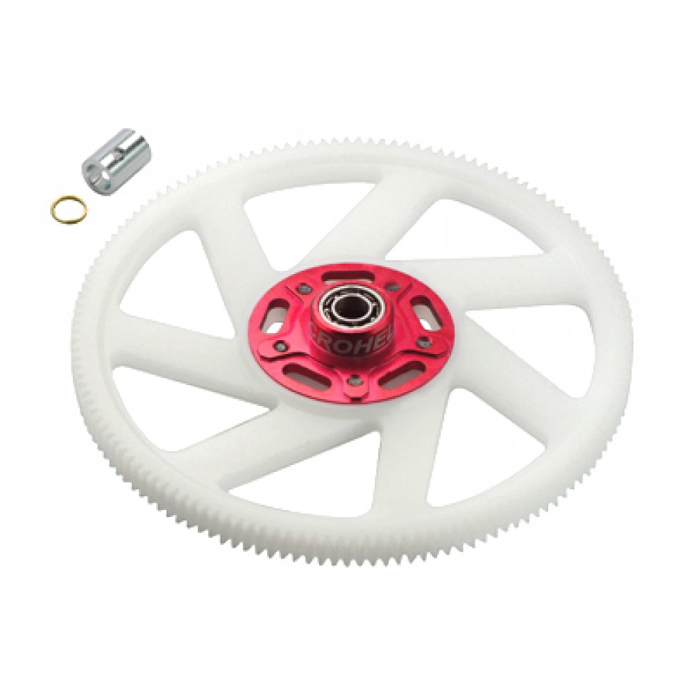Delrin Main Gear w/ Auto-Rotation Hub set (RED) - BLADE 300 CFX Delrin Main Gear w/ Auto-Rotation Hub set (RED) - BLADE 300 CFX