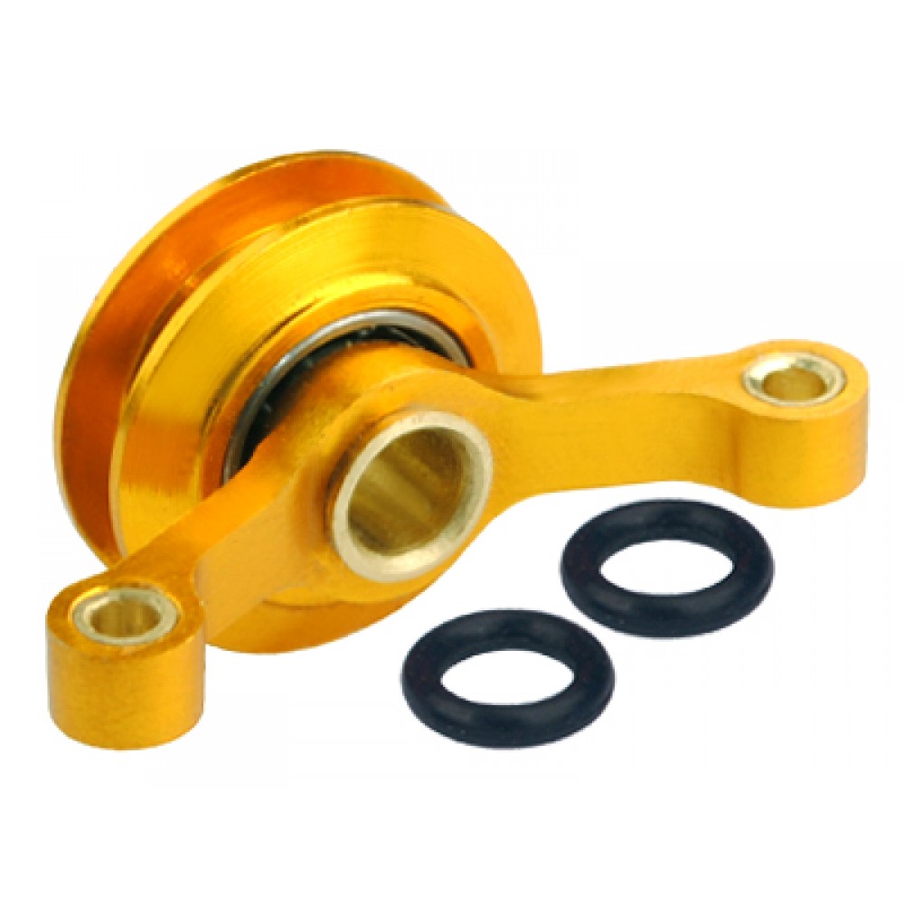 Precision CNC Aluminum Tail Pitch Slider (GOLD) - BLADE 300 CFX