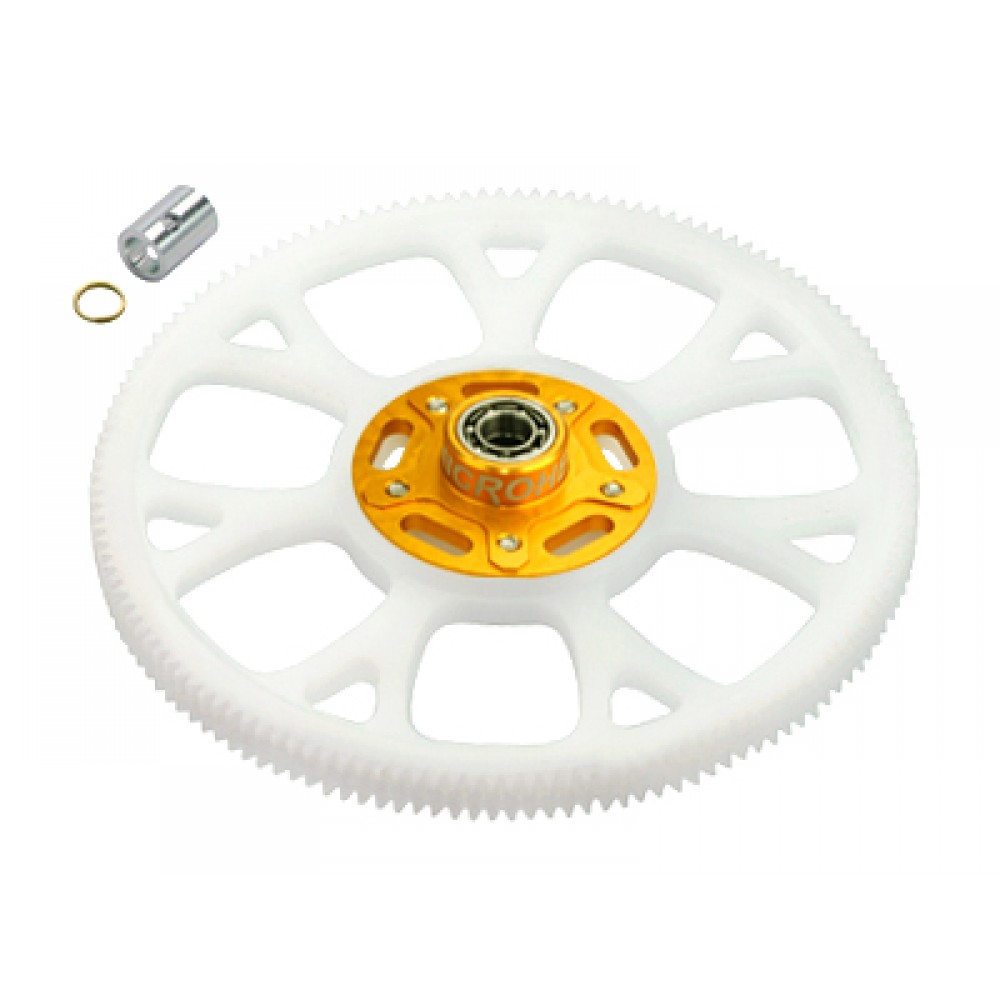 Delrin Main Gear w/ Auto-Rotation Hub set (GOLD) - BLADE 300 CFX Delrin Main Gear w/ Auto-Rotation Hub set (GOLD) - BLADE 300 CFX