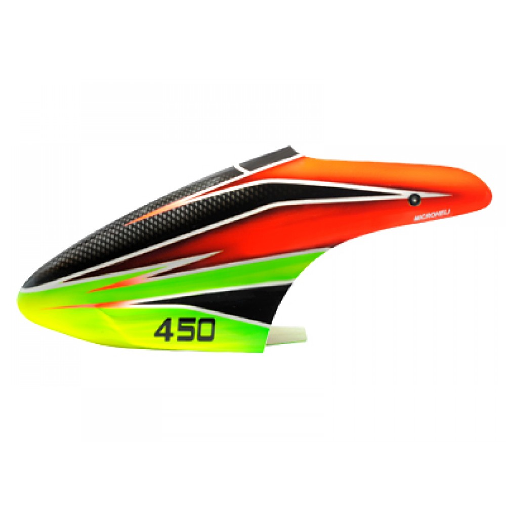 Airbrush Fiberglass Flash Comet Canopy - BLADE 450X/3D Airbrush Fiberglass Flash Comet Canopy - BLADE 450X/3D