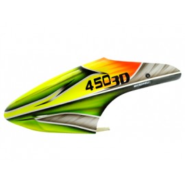 Airbrush Fiberglass Green Poison Canopy - BLADE 450X/3D Airbrush Fiberglass Green Poison Canopy - BLADE 450X/3D