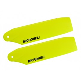 Plastic Tail Blade 62mm (YELLOW) - BLADE 330X / 330S / 450X / 450 3D