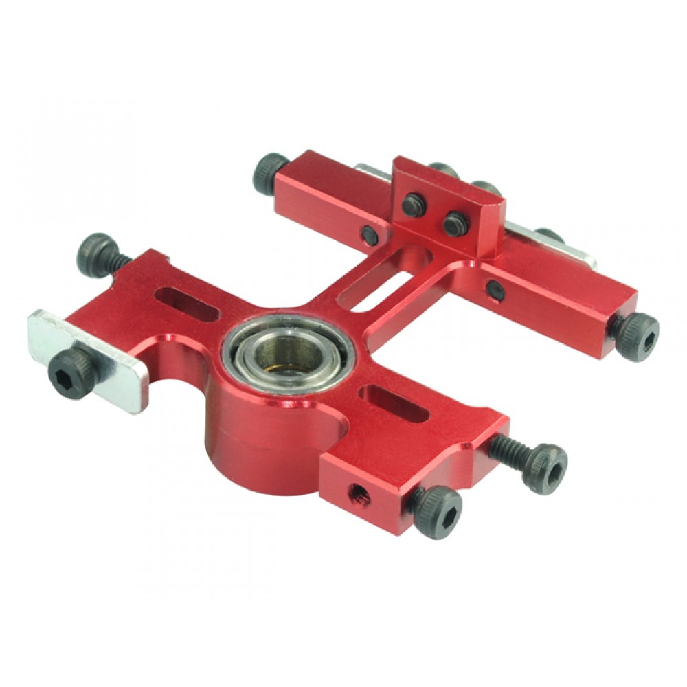 Aluminum Main Shaft Upper Bearing Block (RED) (for MH-450X105) Aluminum Main Shaft Upper Bearing Block (RED) (for MH-450X105)