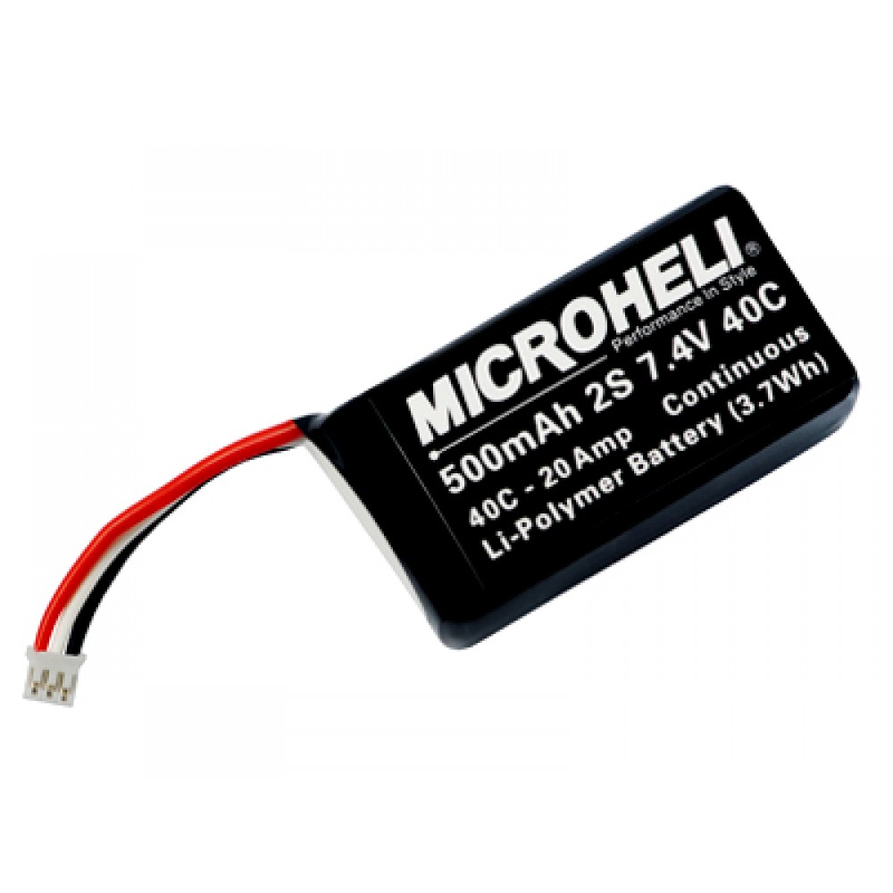 Li-Po 500mAh 7.4V 40C Battery
