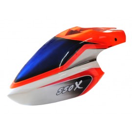Airbrush Fiberglass Red Gopher Canopy - BLADE 550X Airbrush Fiberglass Red Gopher Canopy - BLADE 550X