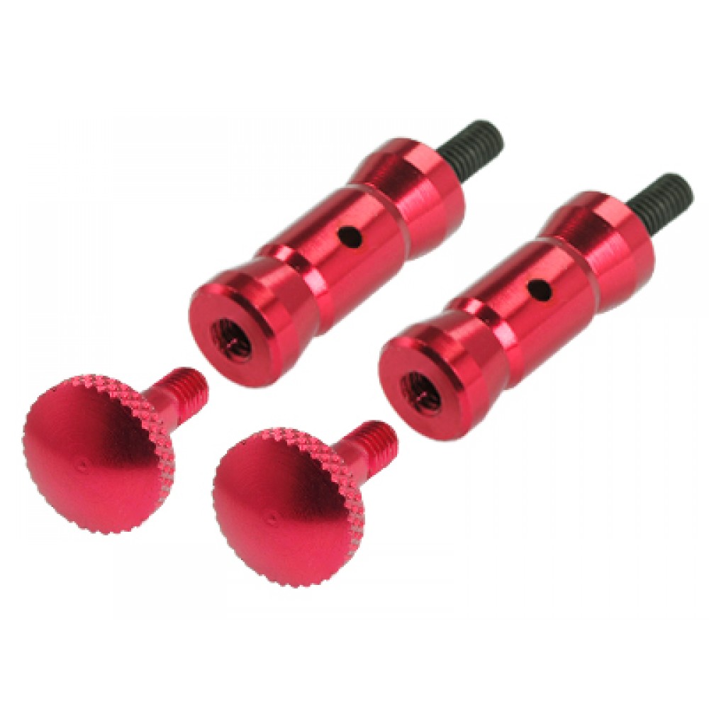 Aluminum Deluxe Canopy Mount set (RED) - BLADE 550X