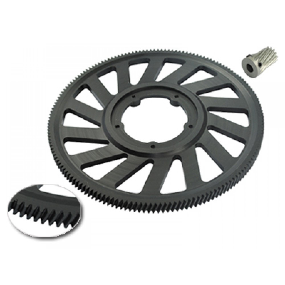 CNC Helical Main Gear/Pinion (160T/13T) - BLADE 550X