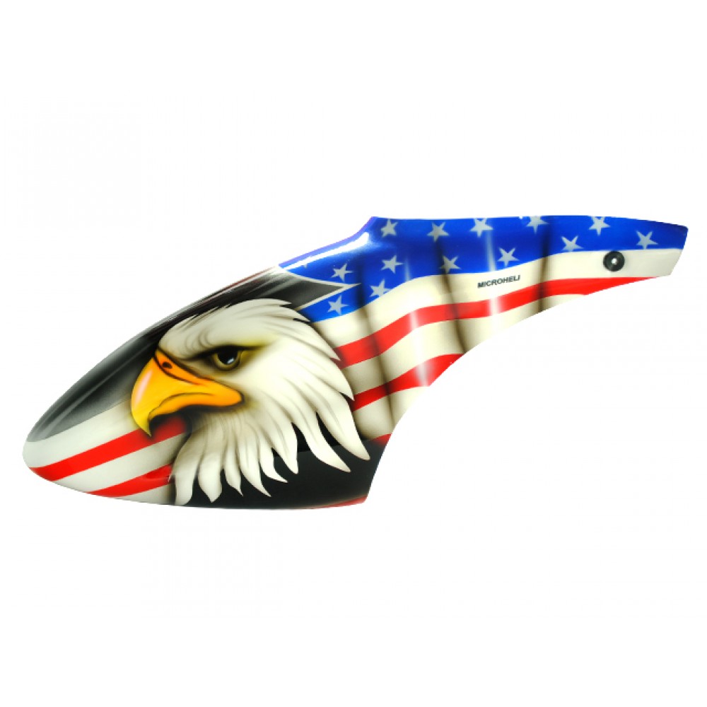 Airbrush Fiberglass Eagle Head Canopy - BLADE 500X/3D Airbrush Fiberglass Eagle Head Canopy - BLADE 500X/3D