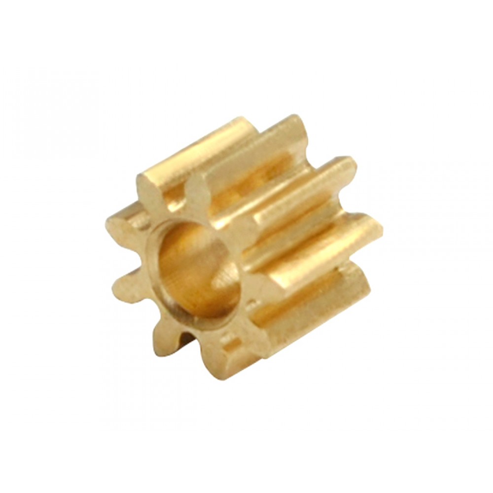 CNC Brass Pinion 9T 0.3M 1.5mm Bore CNC Brass Pinion 9T 0.3M 1.5mm Bore