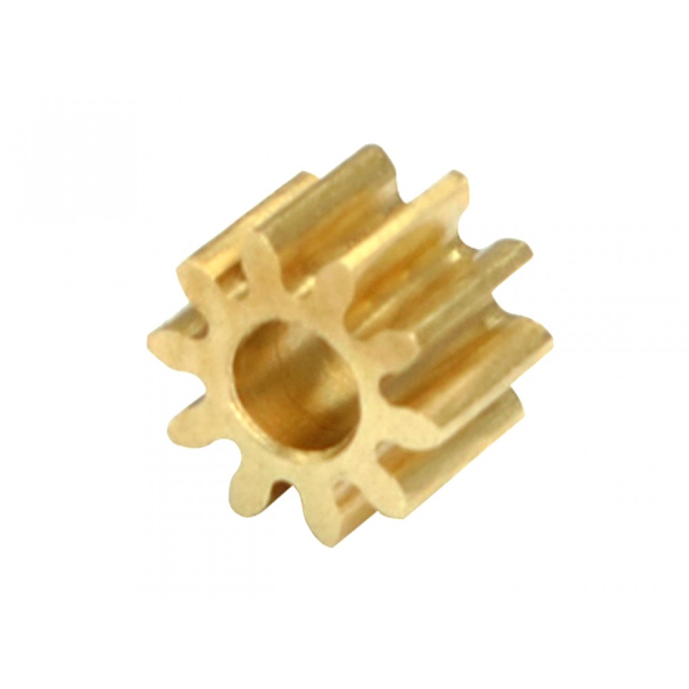 CNC Brass Pinion 10T 0.3M 1.5mm Bore CNC Brass Pinion 10T 0.3M 1.5mm Bore