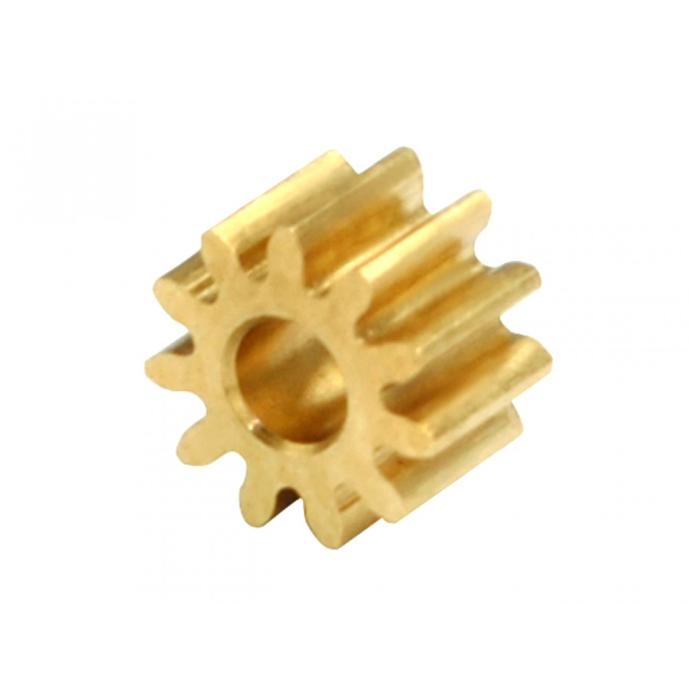 CNC Brass Pinion 11T 0.3M 1.5mm Bore CNC Brass Pinion 11T 0.3M 1.5mm Bore