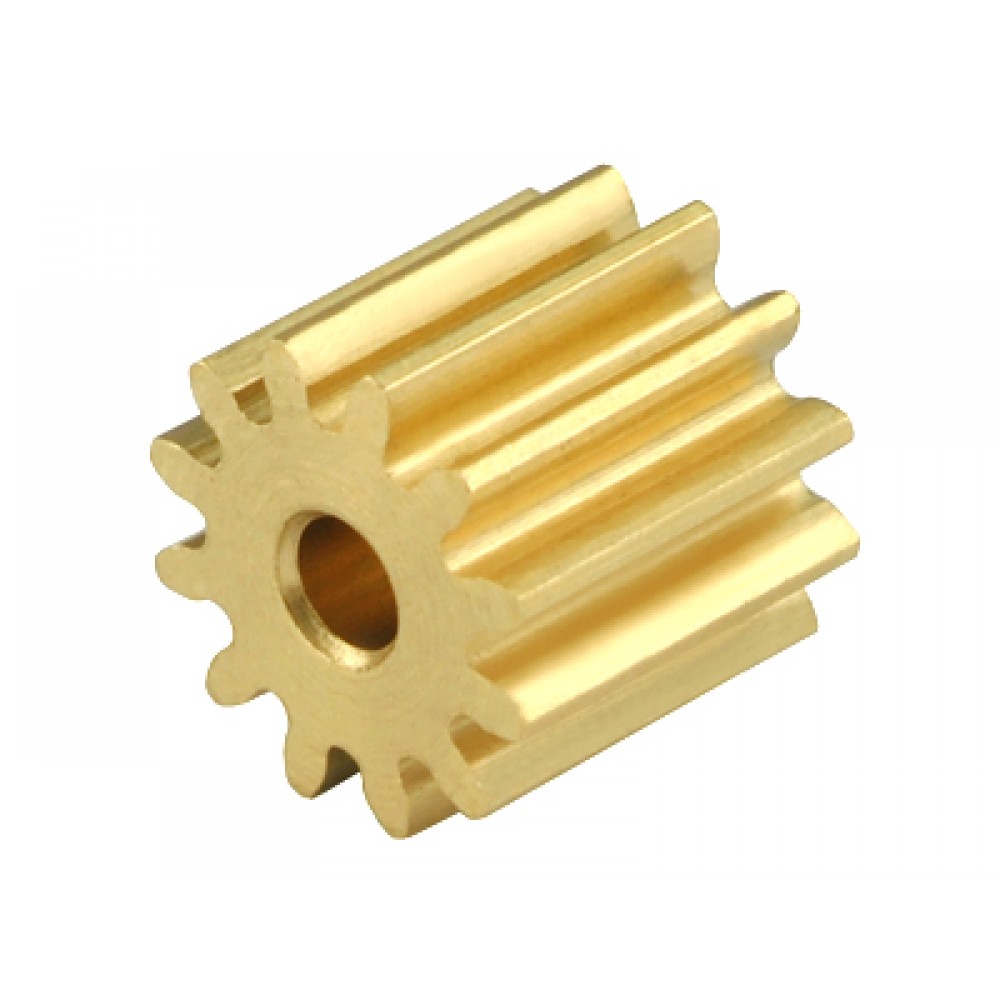 CNC Brass Pinion 12T 0.4M 1.48mm Bore CNC Brass Pinion 12T 0.4M 1.48mm Bore