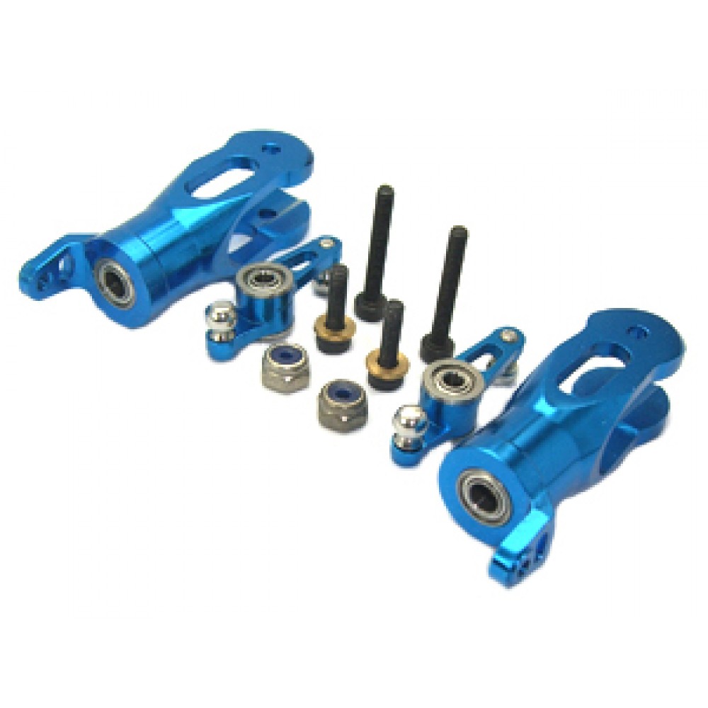 CNC Aluminum Blade Grips/Mixing Arms (BLUE) - BLADE CP PRO/PRO2
