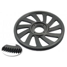 CNC Delrin Helical Main Gear 130T 0.6M - GAUI X3