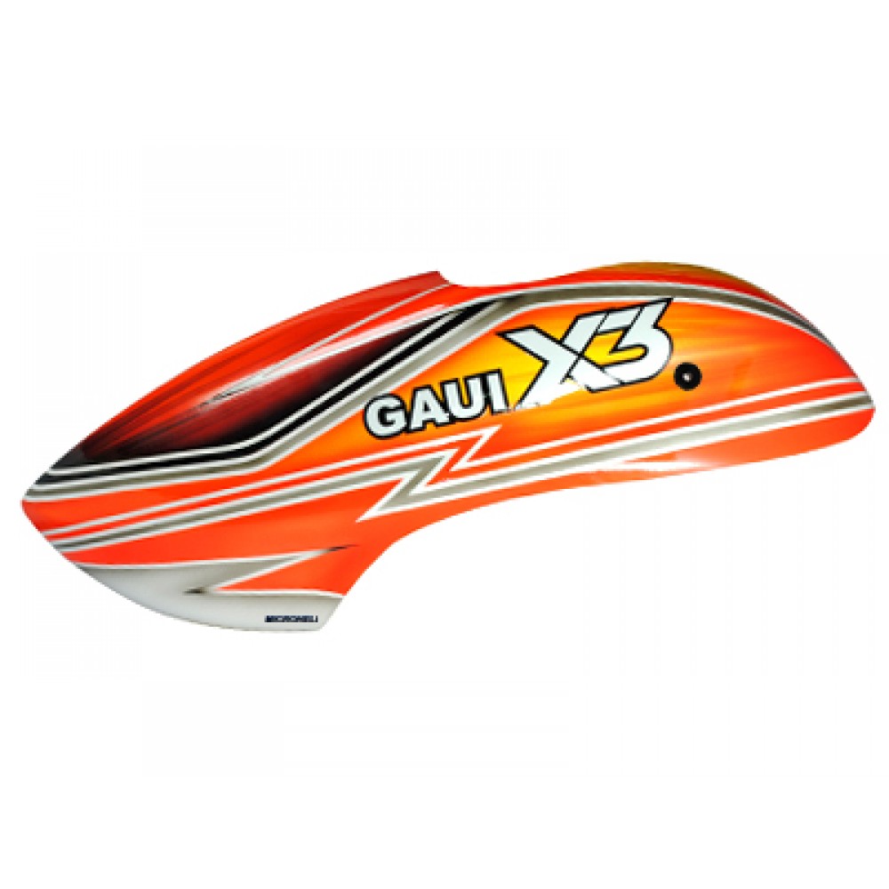 Airbrush Fiberglass Sunrise Canopy - GAUI X3