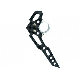Aluminum Tail Motor Mount w/ Vertical Fin set - GENIUS CP