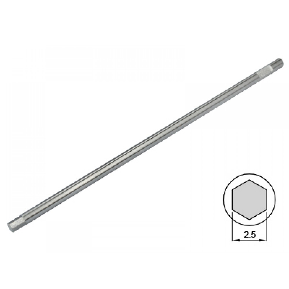 HSS Hex Driver Tip 2.5mm (for MH-T014) HSS Hex Driver Tip 2.5mm (for MH-T014)